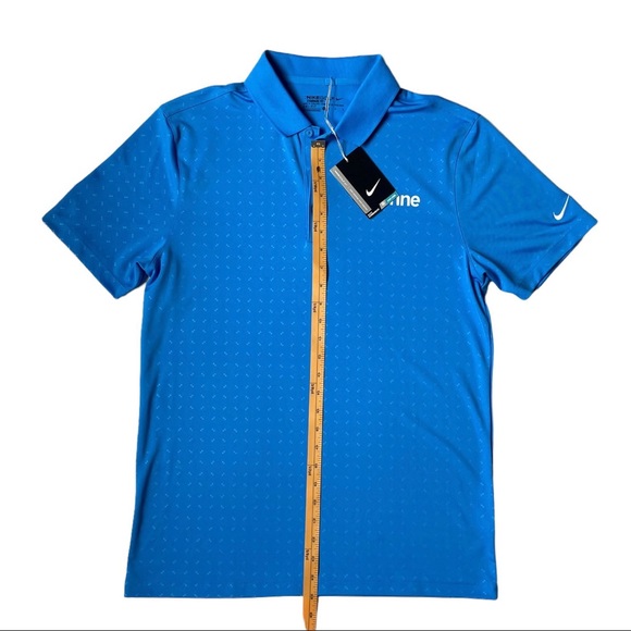 Men’s Nike Golf Dri-Fit Golf Polo Shirt Blue - Size Medium *Check Photos* - Picture 4 of 6